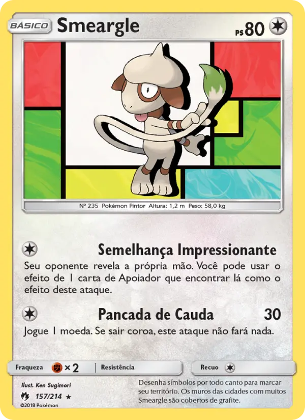 Smeargle — Trovões Perdidos 157