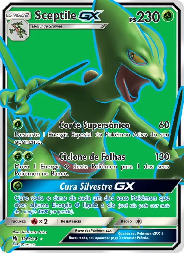 Sceptile GX — Trovões Perdidos 196