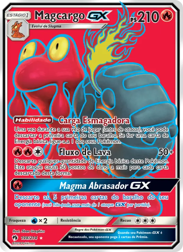 Magcargo GX — Trovões Perdidos 198