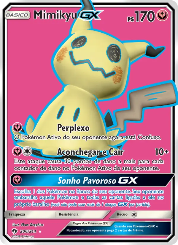Mimikyu GX — Trovões Perdidos 206
