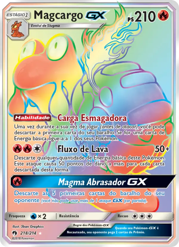 Magcargo GX — Trovões Perdidos 218