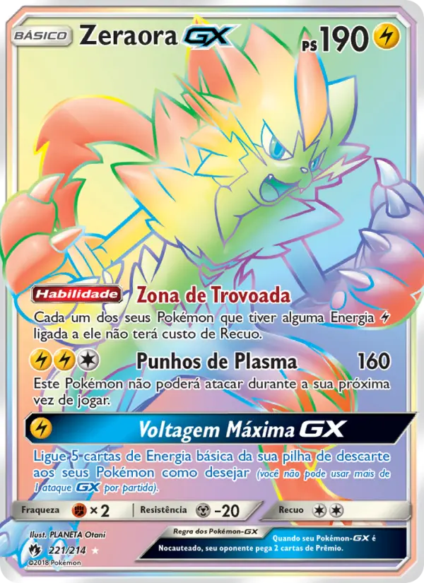 Zeraora GX — Trovões Perdidos 221