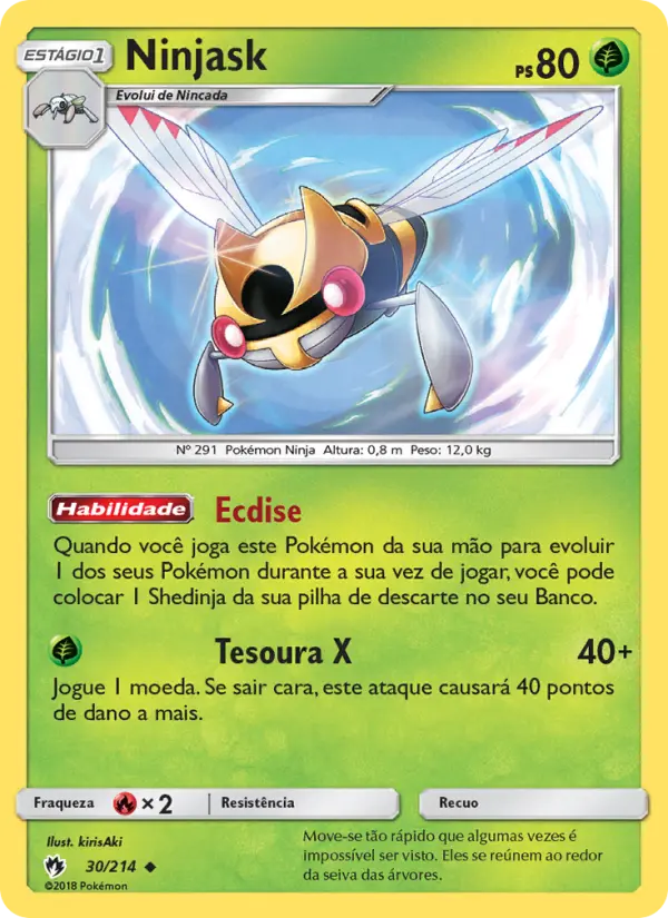 Ninjask — Trovões Perdidos 30