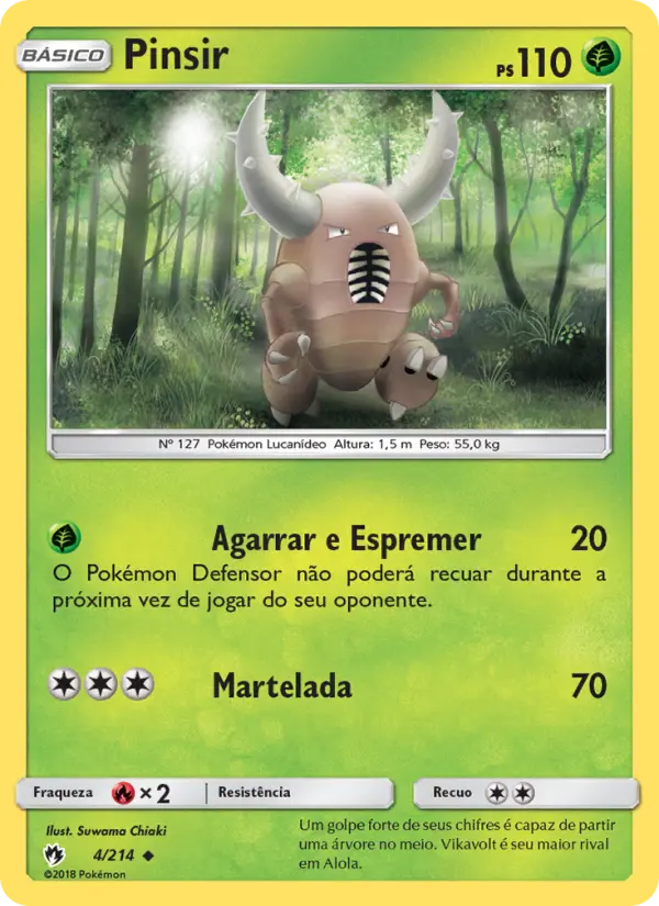 Pinsir — Trovões Perdidos 4