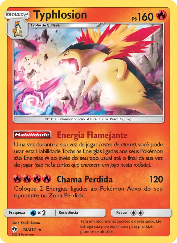 Typhlosion — Trovões Perdidos 42