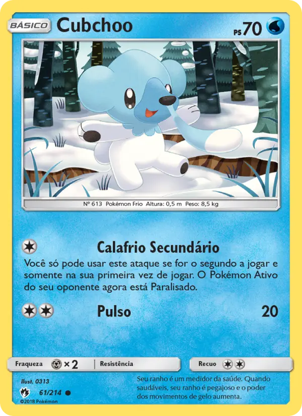 Cubchoo — Trovões Perdidos 61