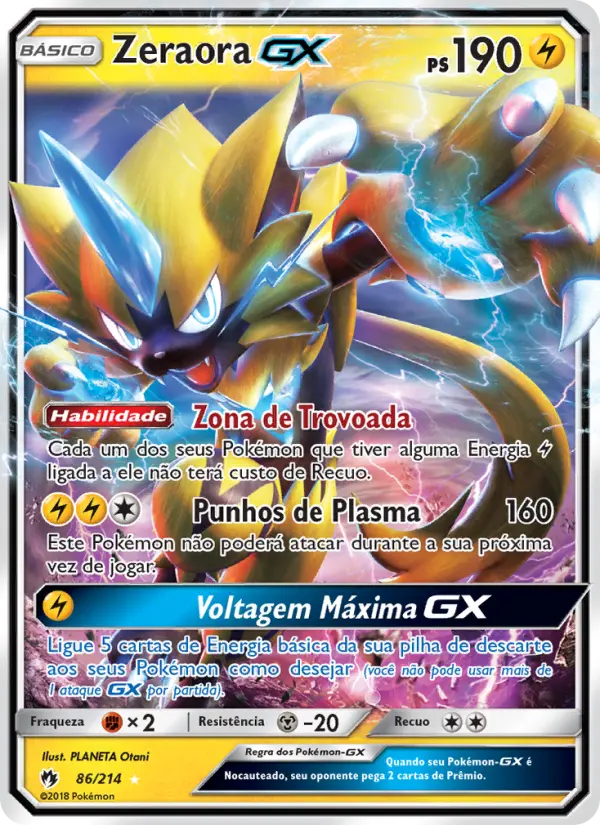 Zeraora GX — Trovões Perdidos 86