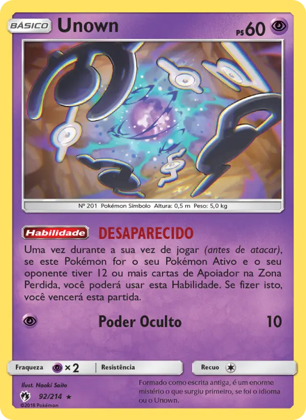 Unown — Trovões Perdidos 92