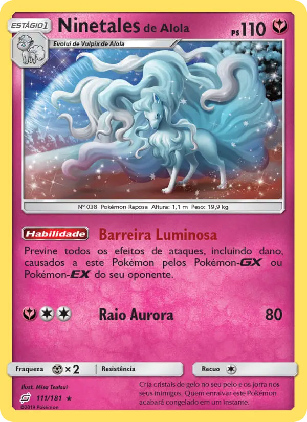 Ninetales de Alola — União de Aliados 111