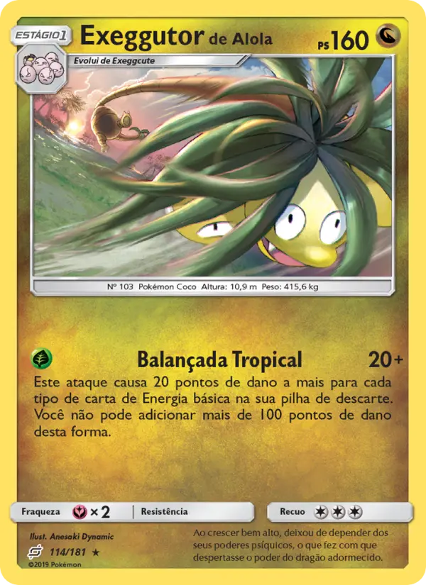 Exeggutor de Alola — União de Aliados 114