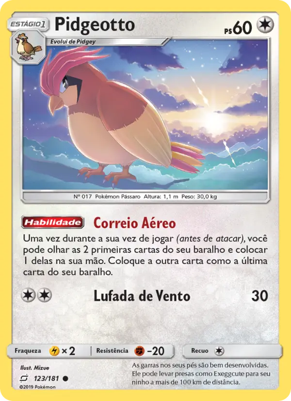 Pidgeotto — União de Aliados 123