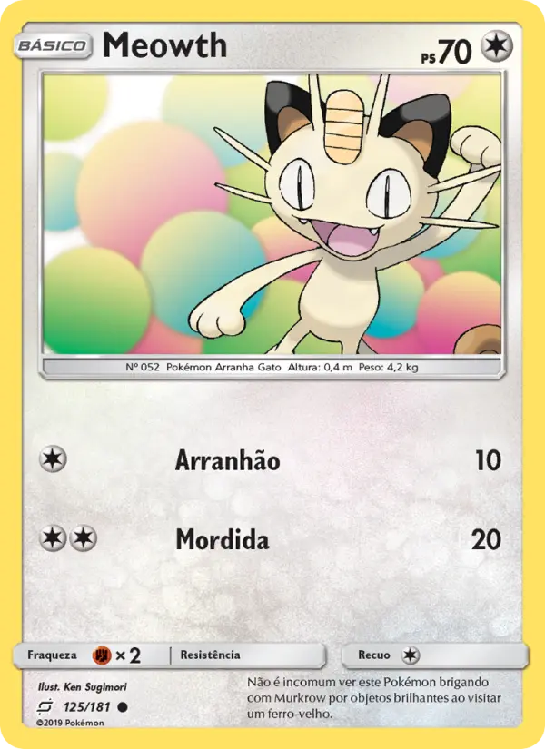 Meowth — União de Aliados 125