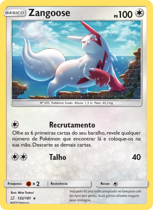 Zangoose — União de Aliados 132
