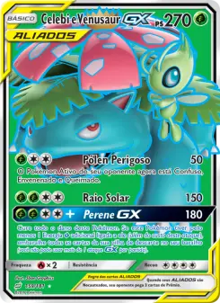 Celebi e Venusaur GX — União de Aliados 159
