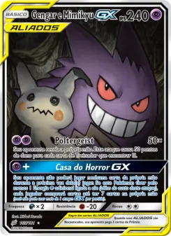 Gengar e Mimikyu GX — União de Aliados 165
