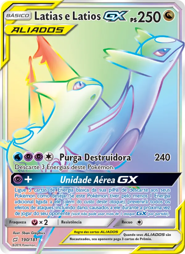 Latias e Latios GX — União de Aliados 190