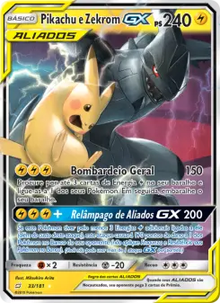 Pikachu e Zekrom GX — União de Aliados 33