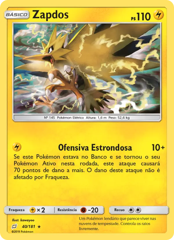 Zapdos — União de Aliados 40