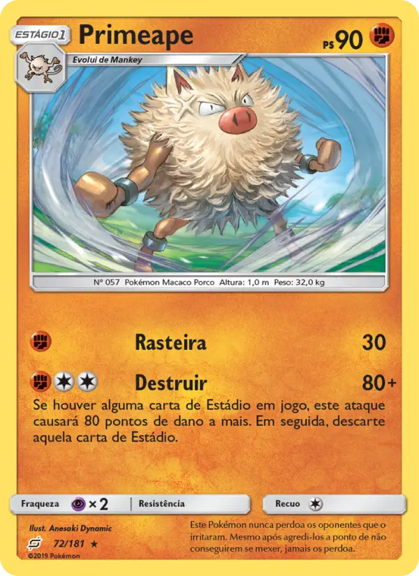 Primeape — União de Aliados 72
