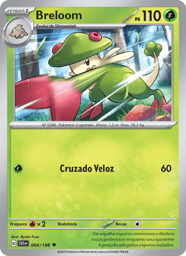Breloom — Escarlate e Violeta 004