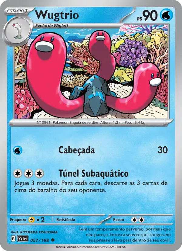 Wugtrio — Escarlate e Violeta 057