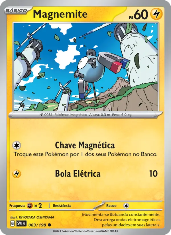 Magnemite — Escarlate e Violeta 063