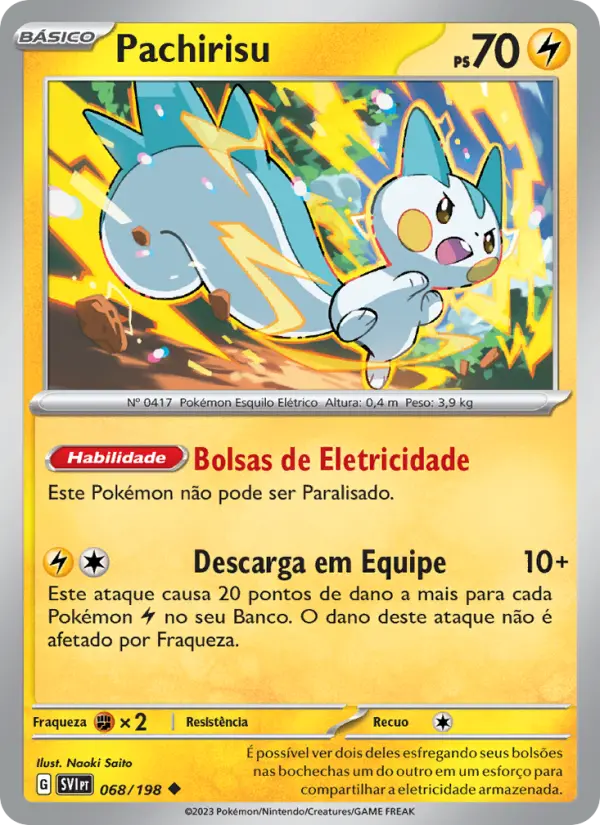 Pachirisu — Escarlate e Violeta 068