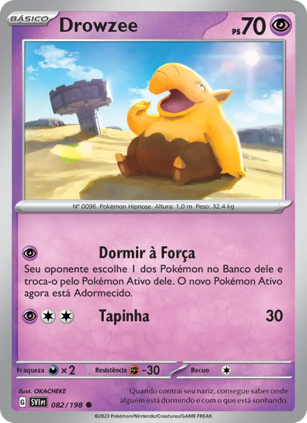 Drowzee — Escarlate e Violeta 082