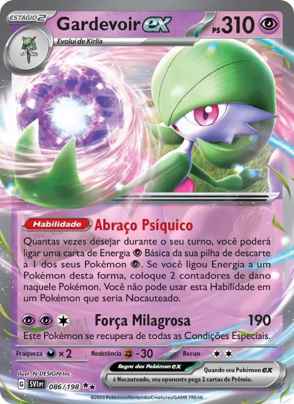 Gardevoir ex — Escarlate e Violeta 086