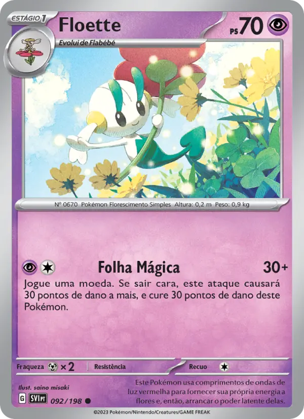 Floette — Escarlate e Violeta 092