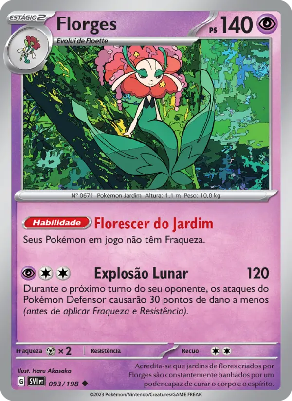 Florges — Escarlate e Violeta 093