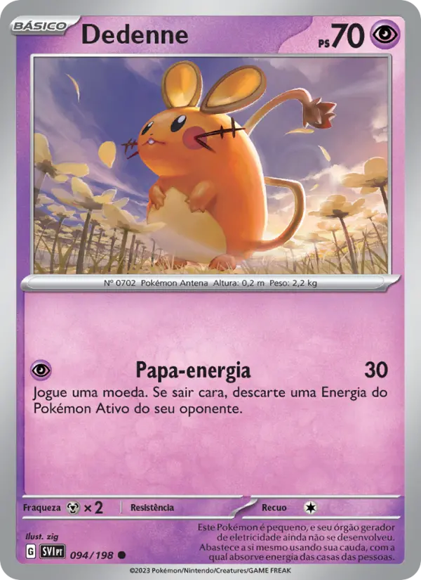 Dedenne — Escarlate e Violeta 094