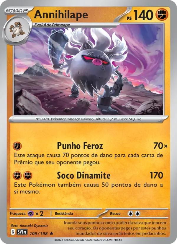 Annihilape — Escarlate e Violeta 109