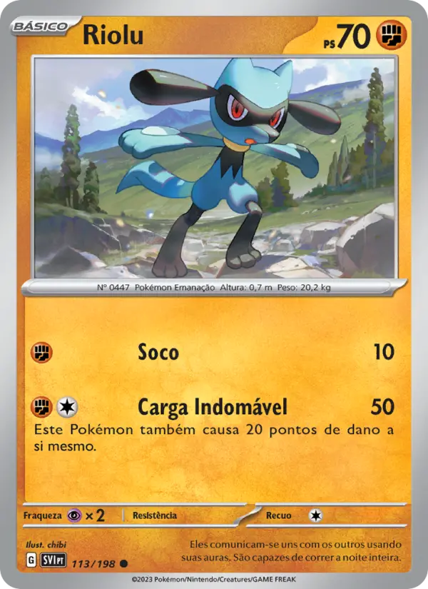 Riolu — Escarlate e Violeta 113