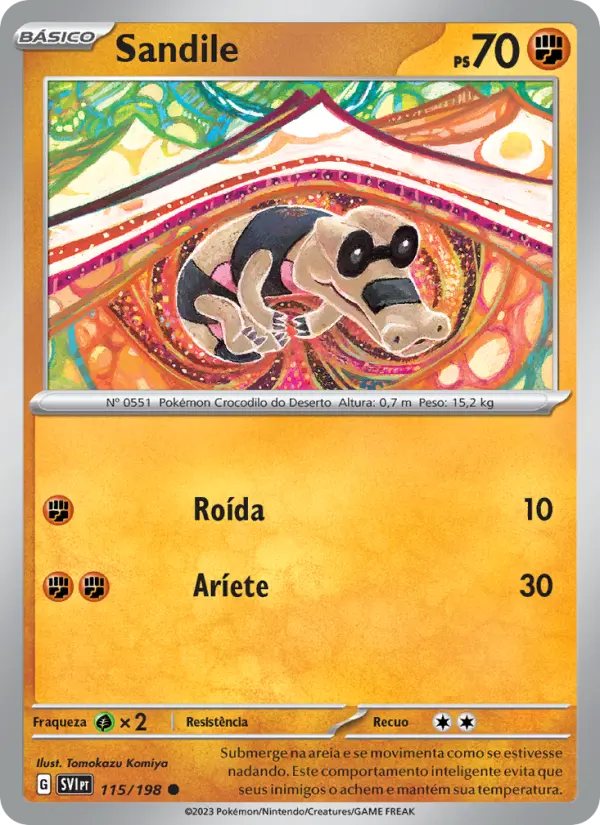 Sandile — Escarlate e Violeta 115