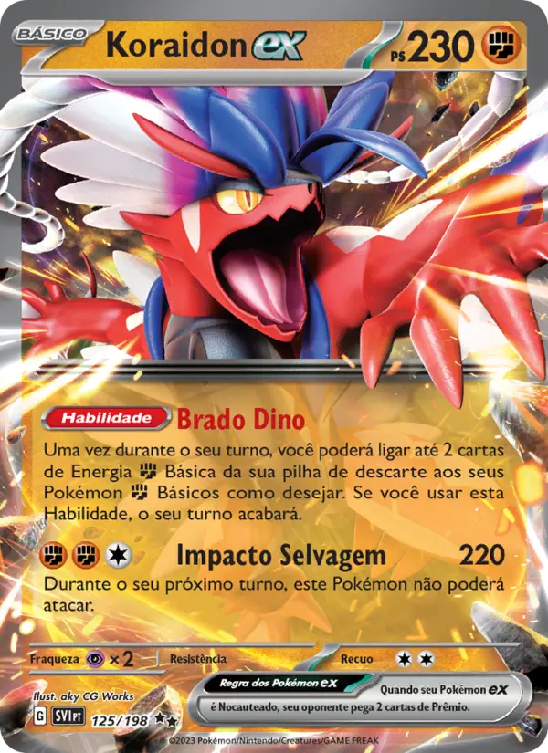 Koraidon ex — Escarlate e Violeta 125