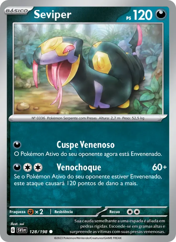 Seviper — Escarlate e Violeta 128