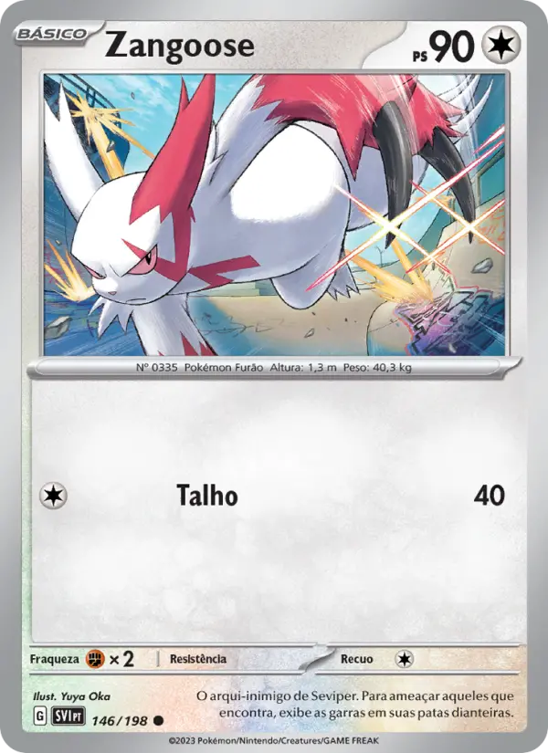 Zangoose — Escarlate e Violeta 146