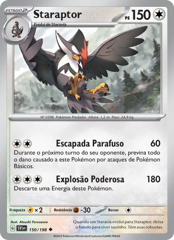 Staraptor — Escarlate e Violeta 150