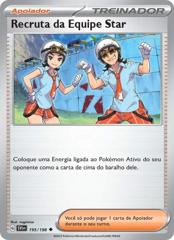 Recruta da Equipe Star — Escarlate e Violeta 195