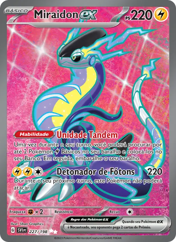Miraidon ex — Escarlate e Violeta 227