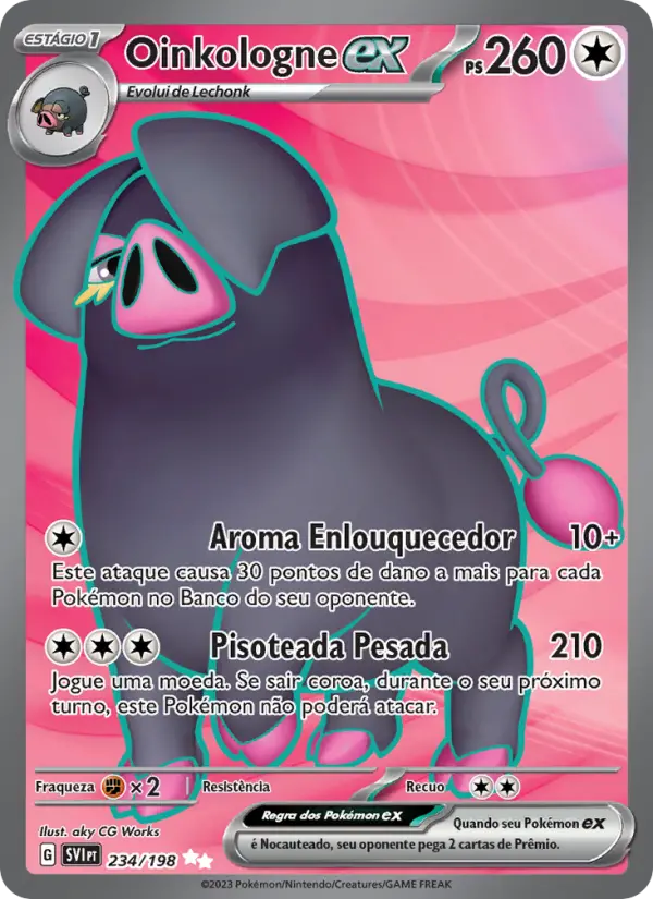 Oinkologne ex — Escarlate e Violeta 234
