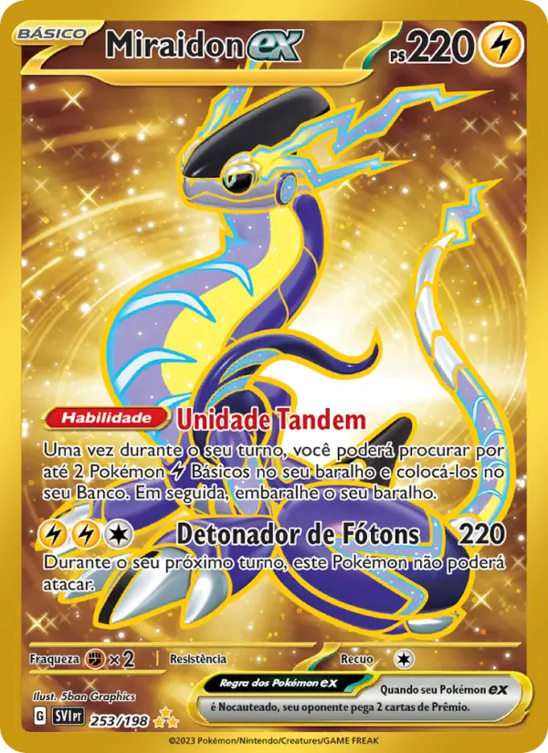 Miraidon ex — Escarlate e Violeta 253