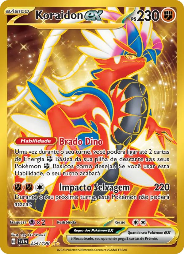 Koraidon ex — Escarlate e Violeta 254