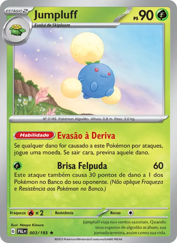 Jumpluff — Evoluções em Paldea 003