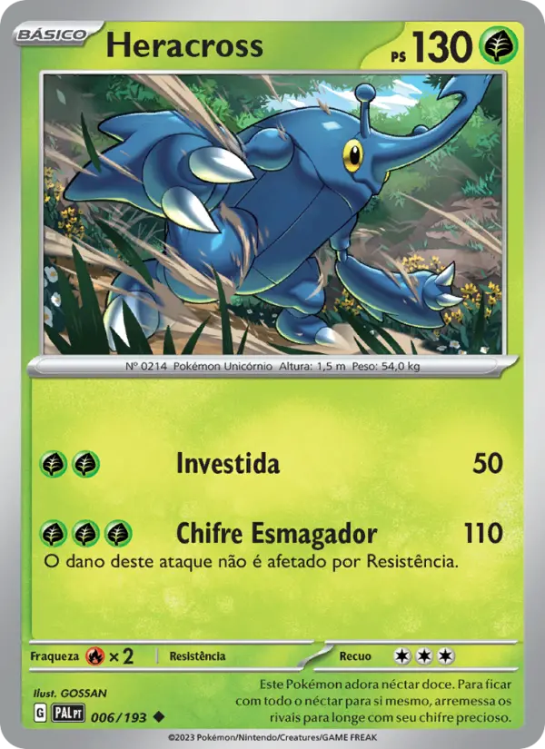 Heracross — Evoluções em Paldea 006
