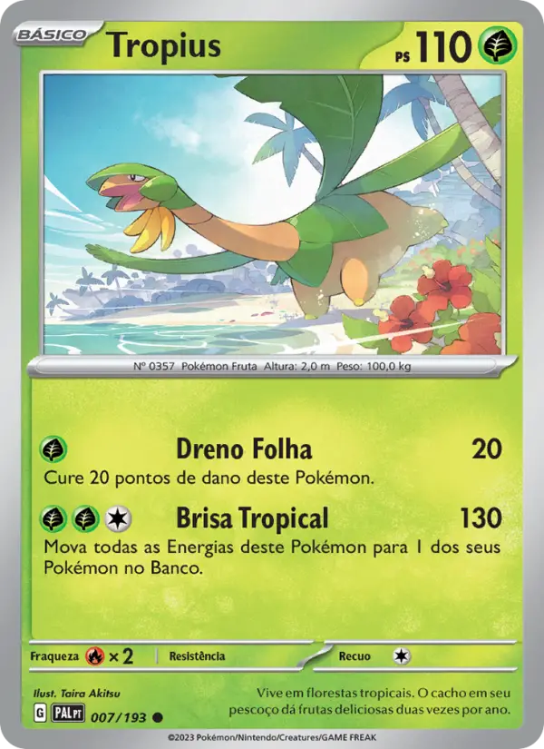 Tropius — Evoluções em Paldea 007