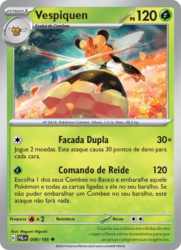 Vespiquen — Evoluções em Paldea 009