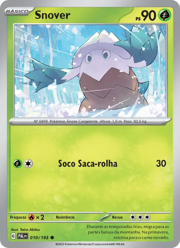 Snover — Evoluções em Paldea 010