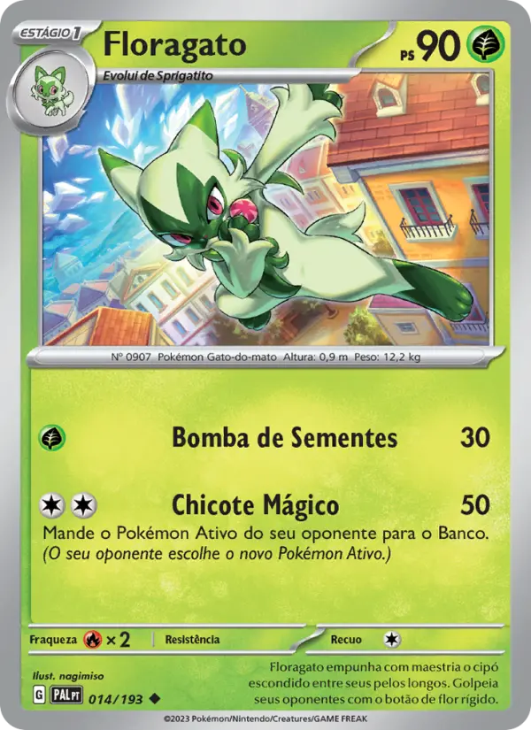 Floragato — Evoluções em Paldea 014